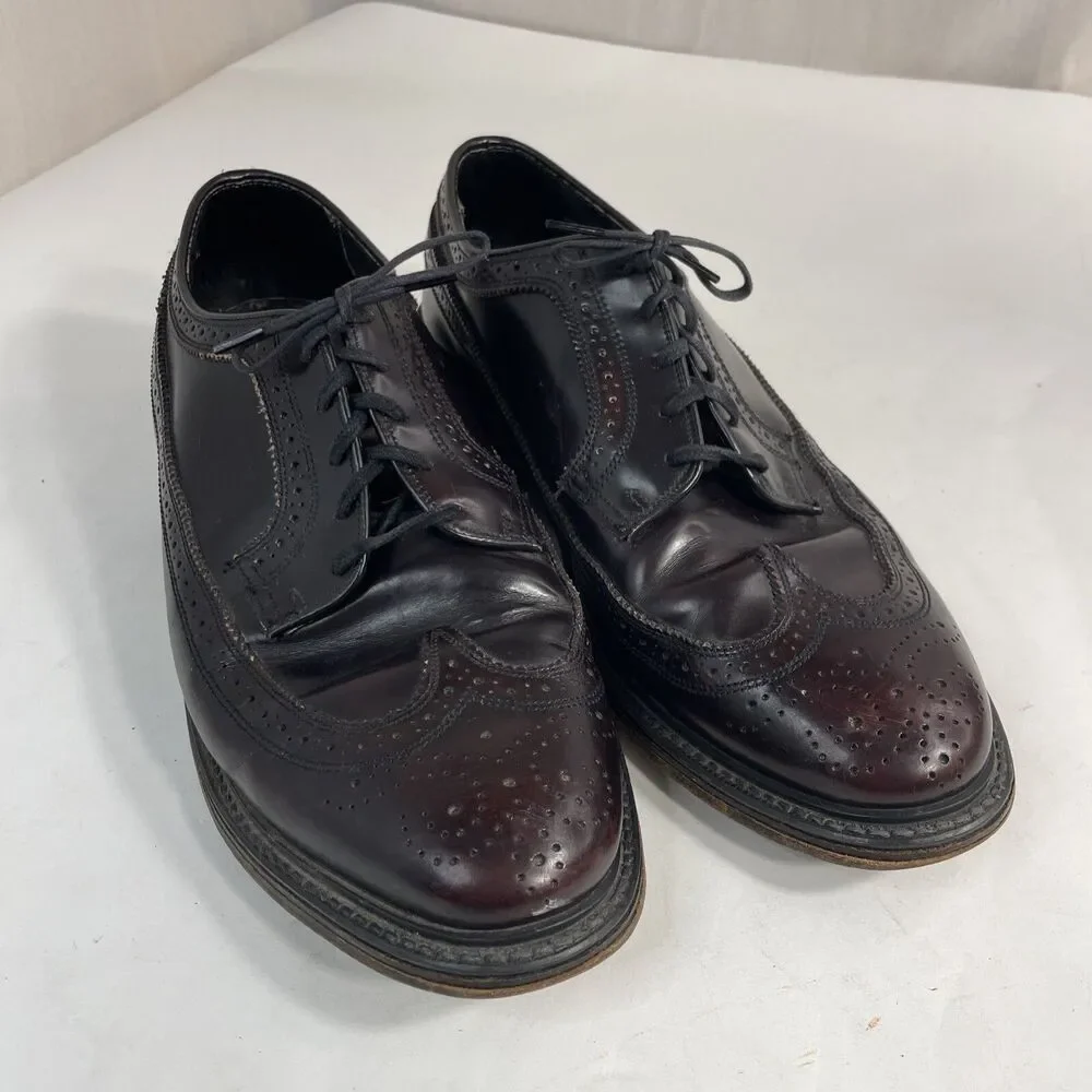 Crown Imperial Windsor Men’s Wingtip Oxford Dress Shoes Dark Brown 11 EEE